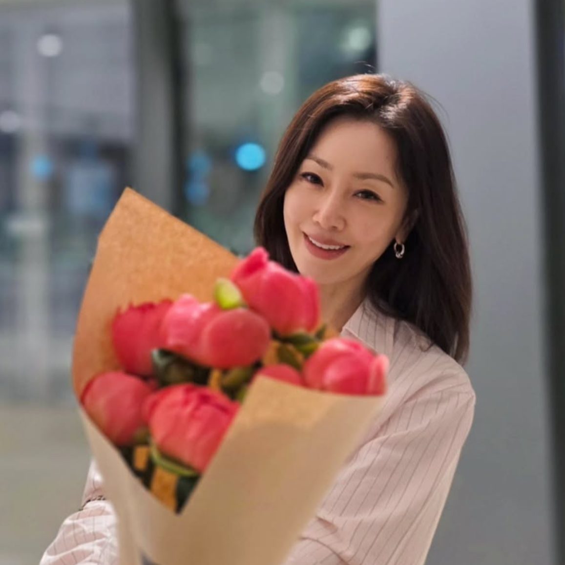 탄탄한 코어와 건강한 체력을 유지하는 배우 오나라