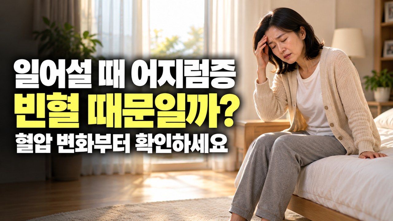 저혈압 증상과 기립성 어지럼증, 단순 현기증 아닌 심장내과 진료 신호