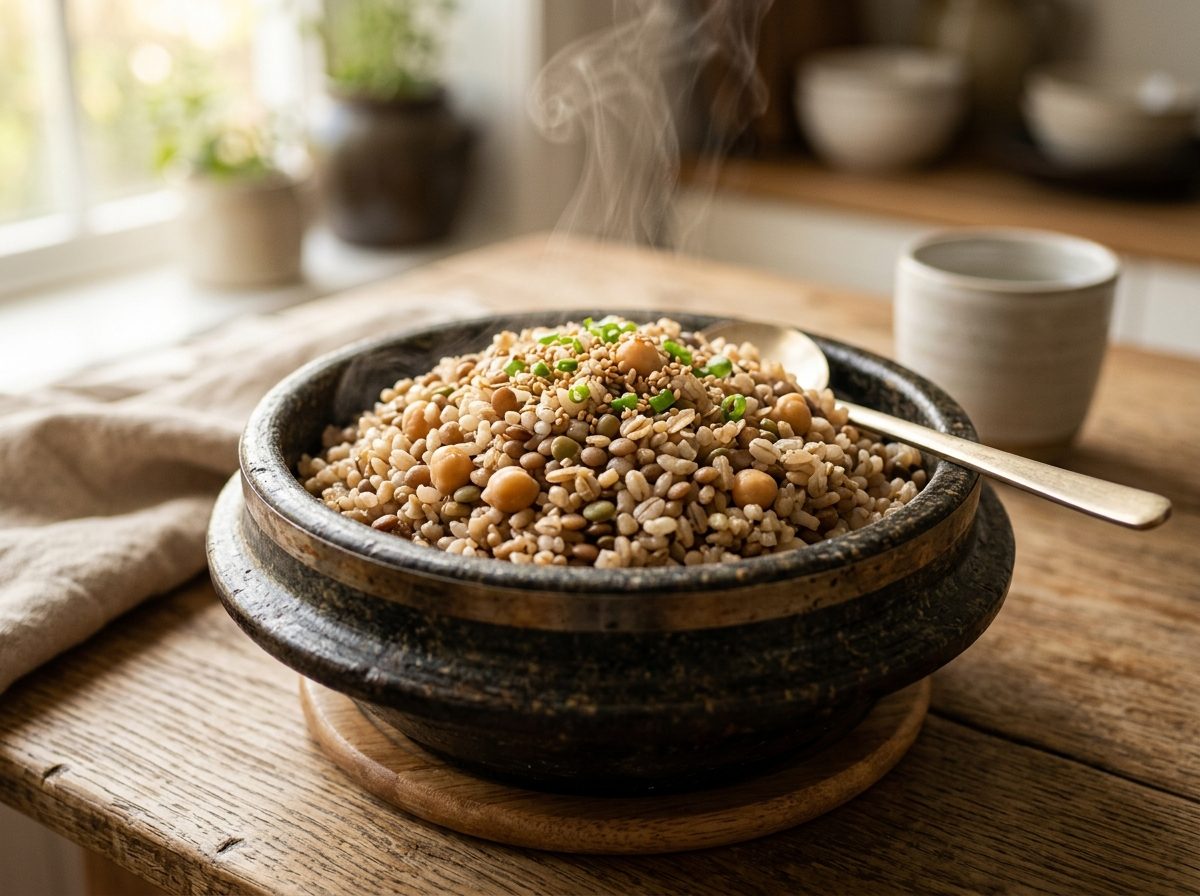 저속노화 잡곡밥, 렌틸콩·귀리 비율보다 먼저 볼 식사량과 냉장 보관·재가열 방법